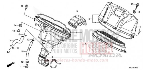 FILTRE A AIR NC750XAG de 2016